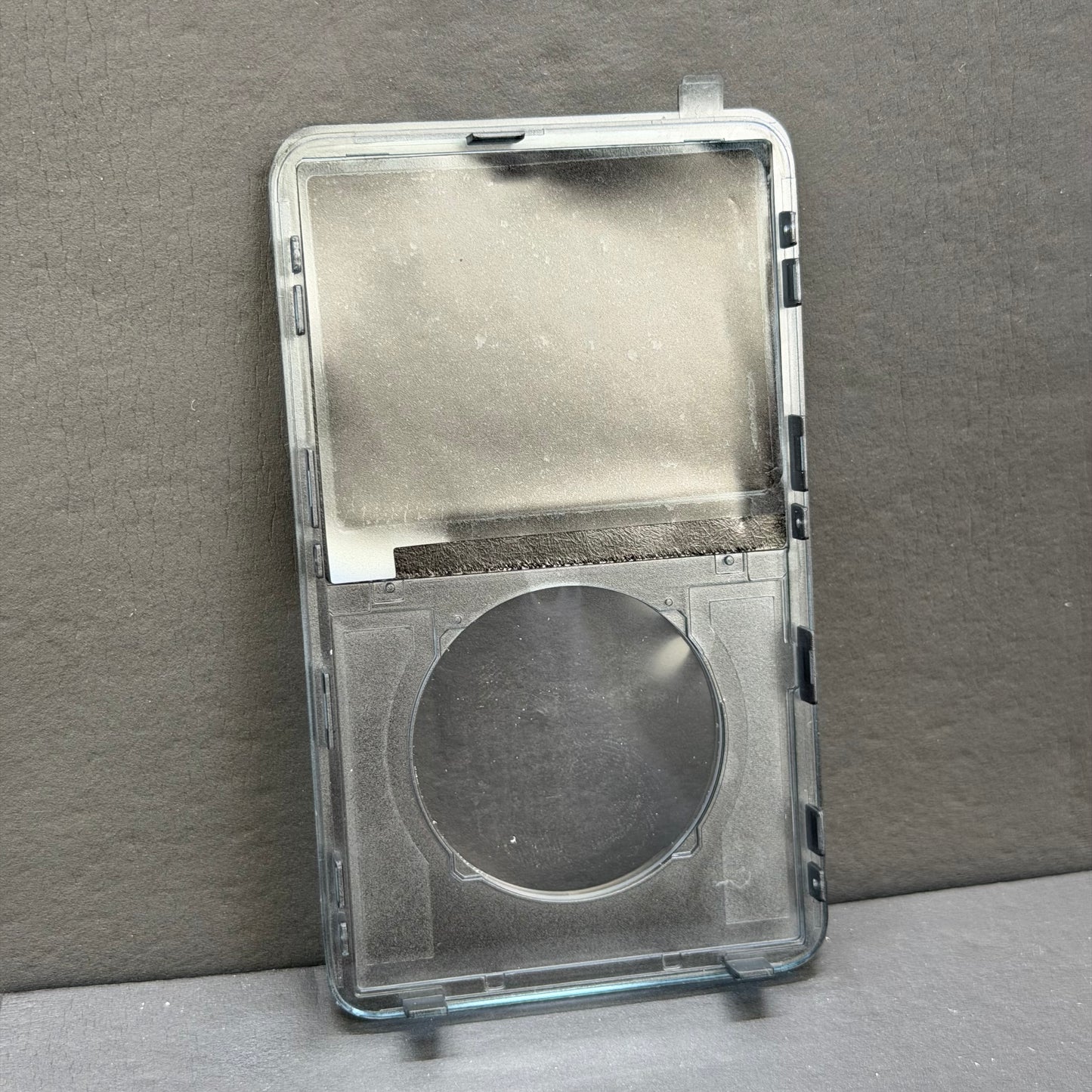 Transparent Black Front Housing – For iPod Video 5th / 5.5 Gen (Clear Shell)