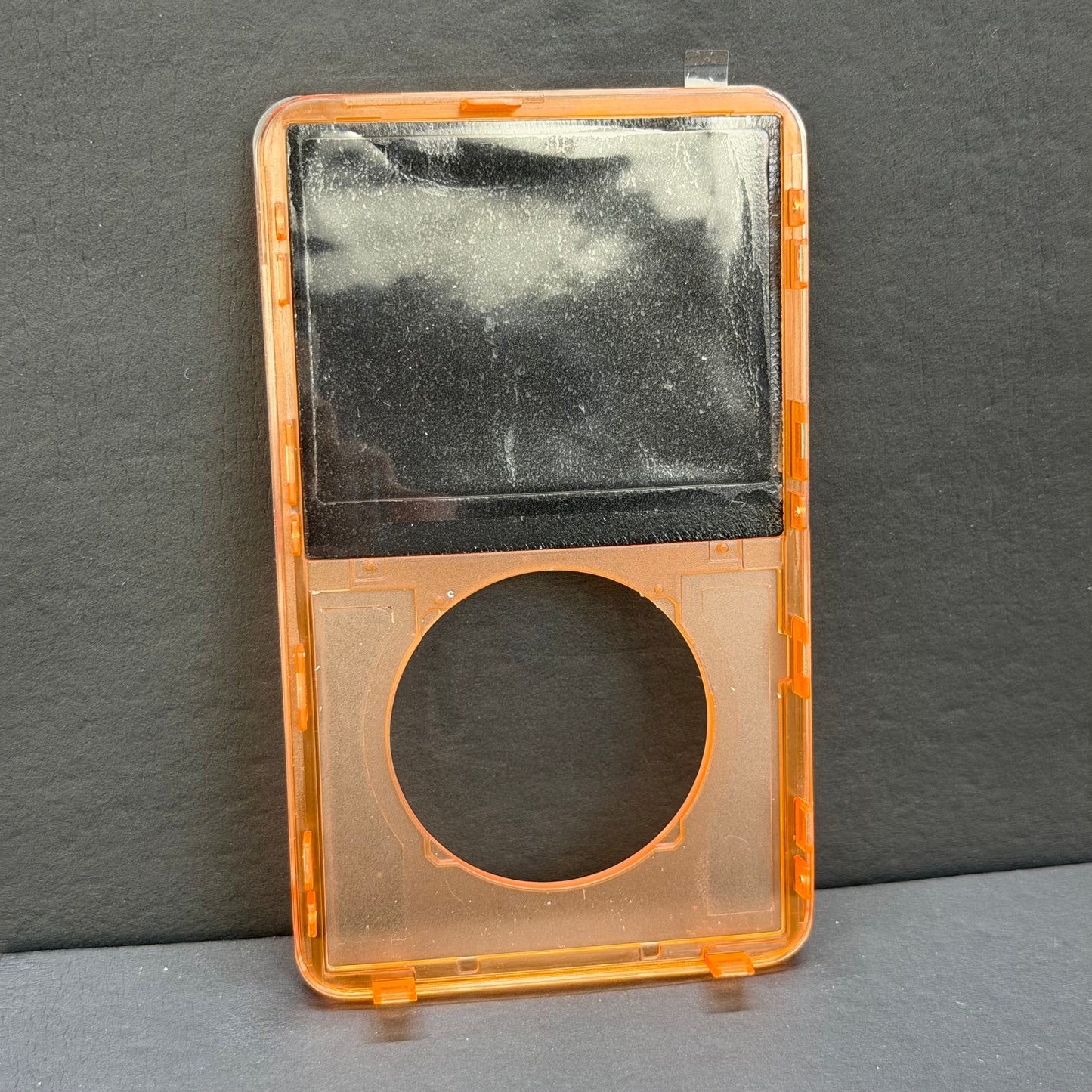 Transparent Orange Front Housing – For iPod Video 5th / 5.5 Gen (Clear Shell)