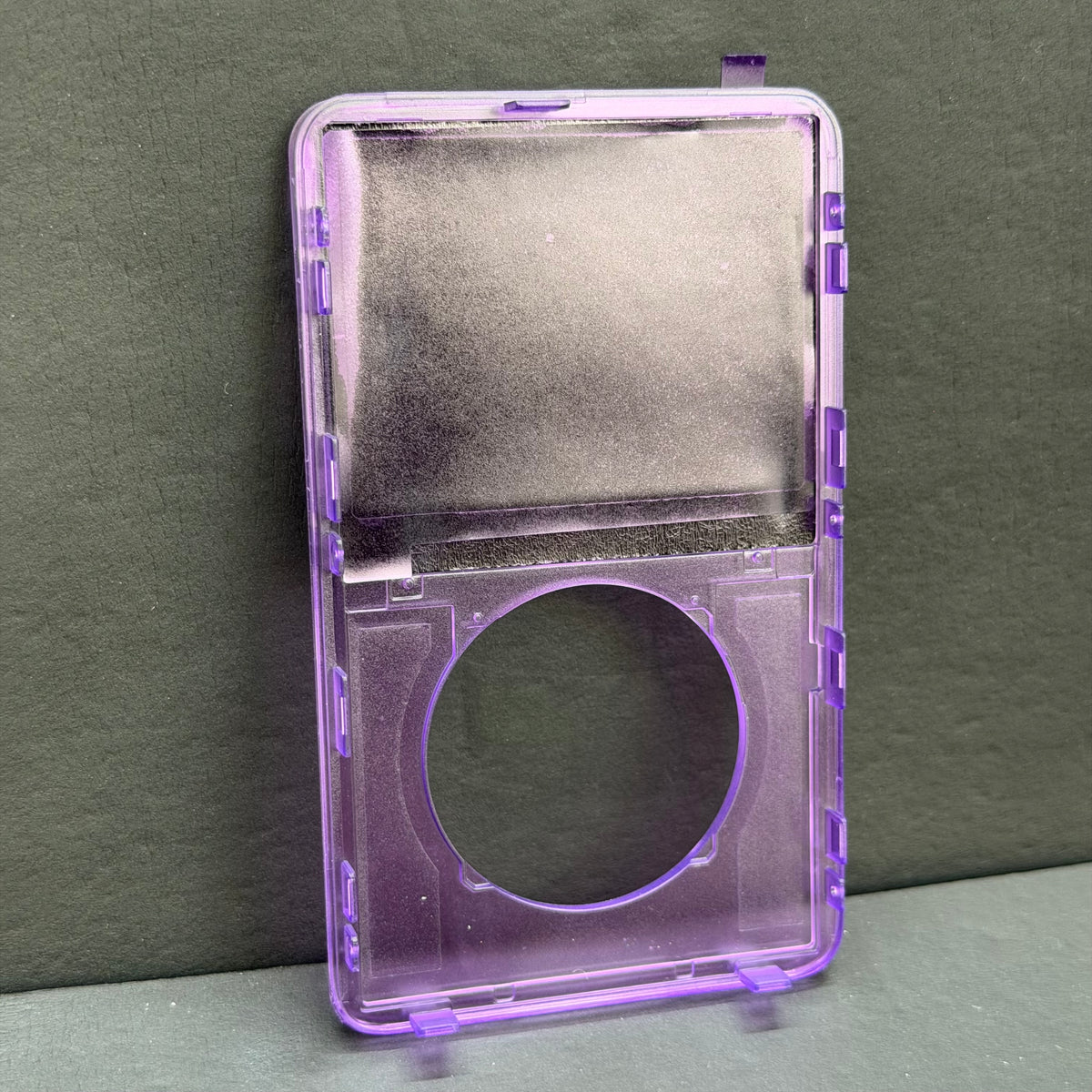 Transparent Purple Front Housing – For iPod Video 5th / 5.5 Gen (Clear Shell)