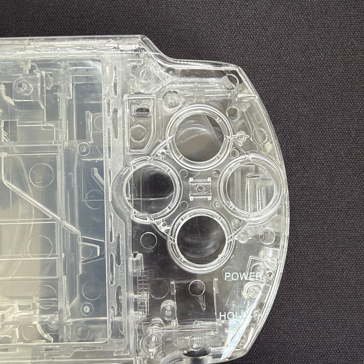 Premium PSP 3000 Full Replacement Shell Kit – Transparent Clear Housing with Buttons