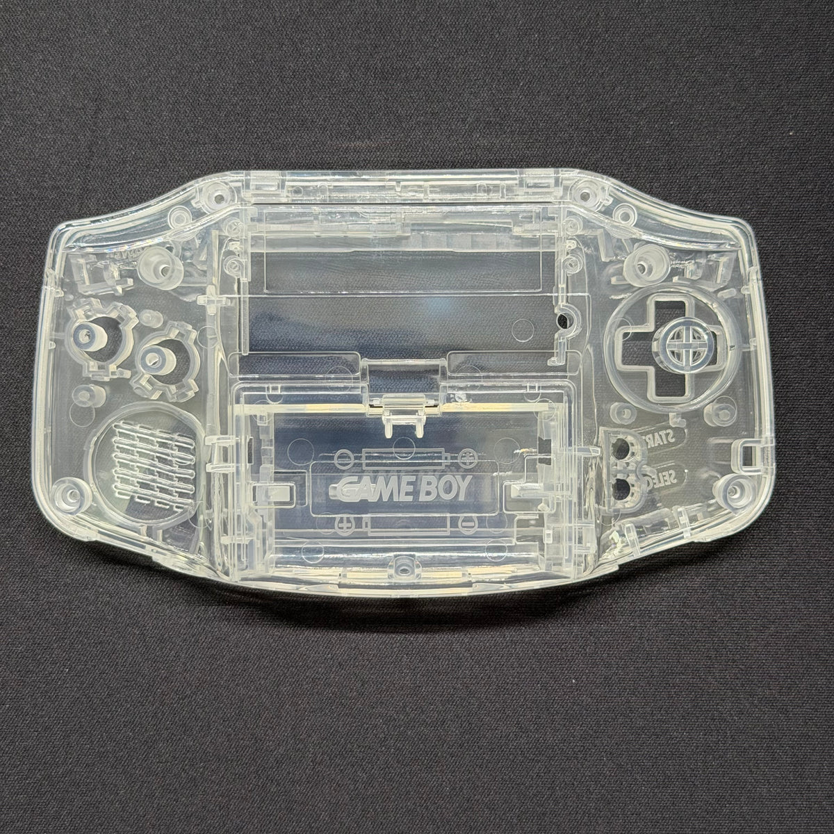 Game Boy Advance Full Replacement Shell Kit – Transparent Clear Housing with Buttons