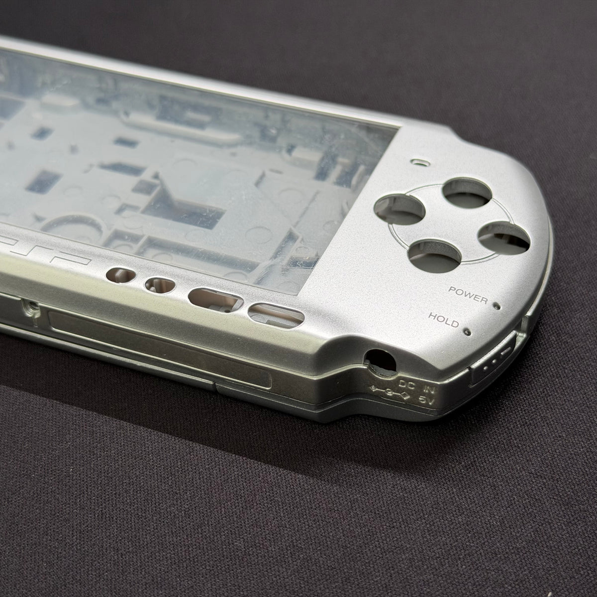 Premium PSP 3000 Full Replacement Shell Kit – Silver Housing with Buttons