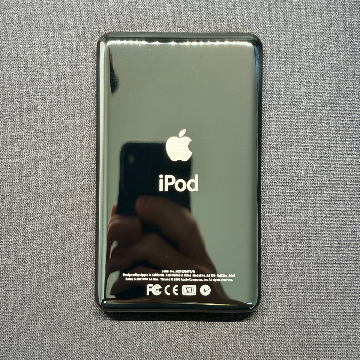 Black Thick Back Housing – For iPod Classic / Video