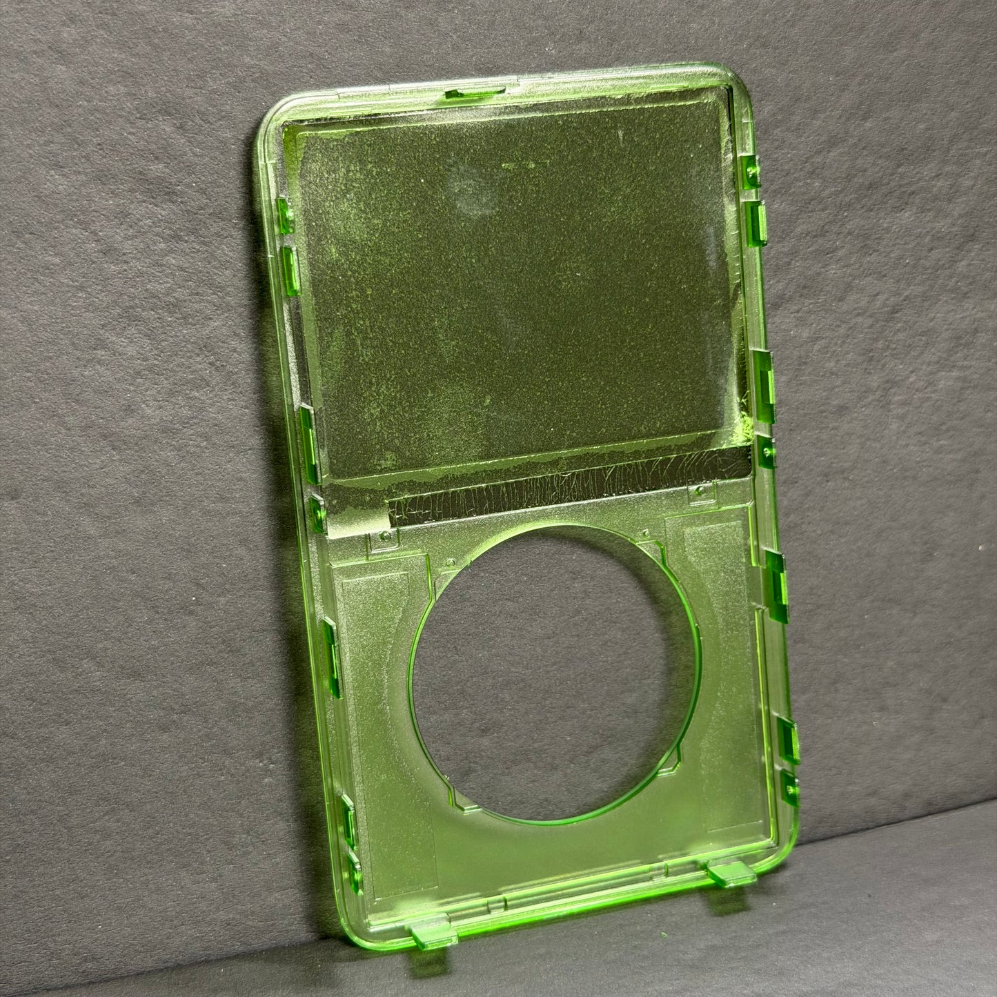 Transparent Green Front Housing – For iPod Video 5th / 5.5 Gen (Clear Shell)