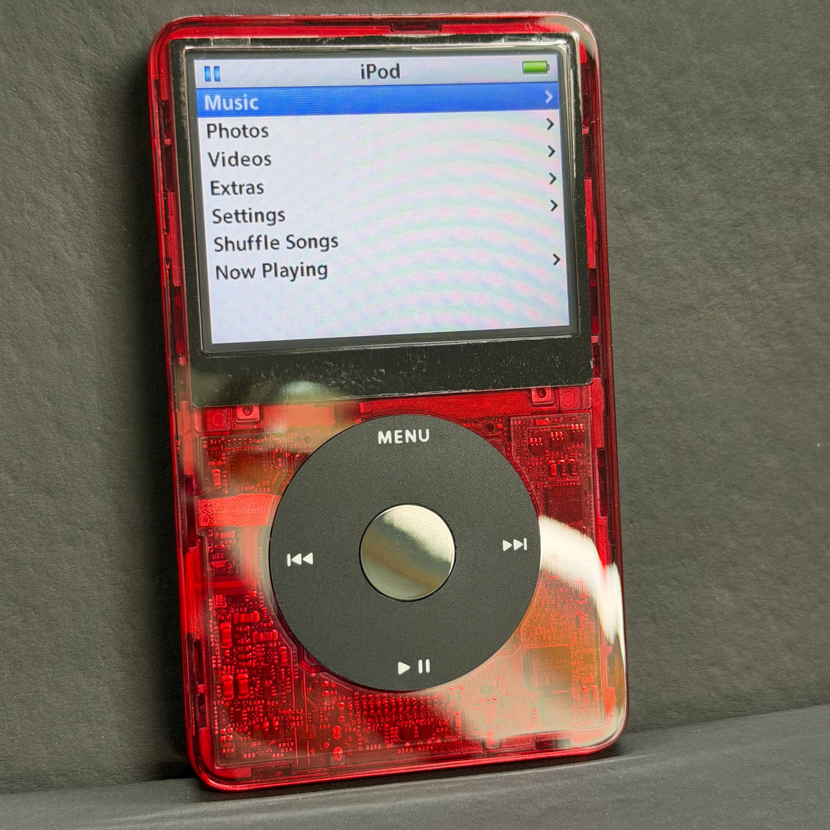 Apple iPod Video 5th Gen – Transparent Red