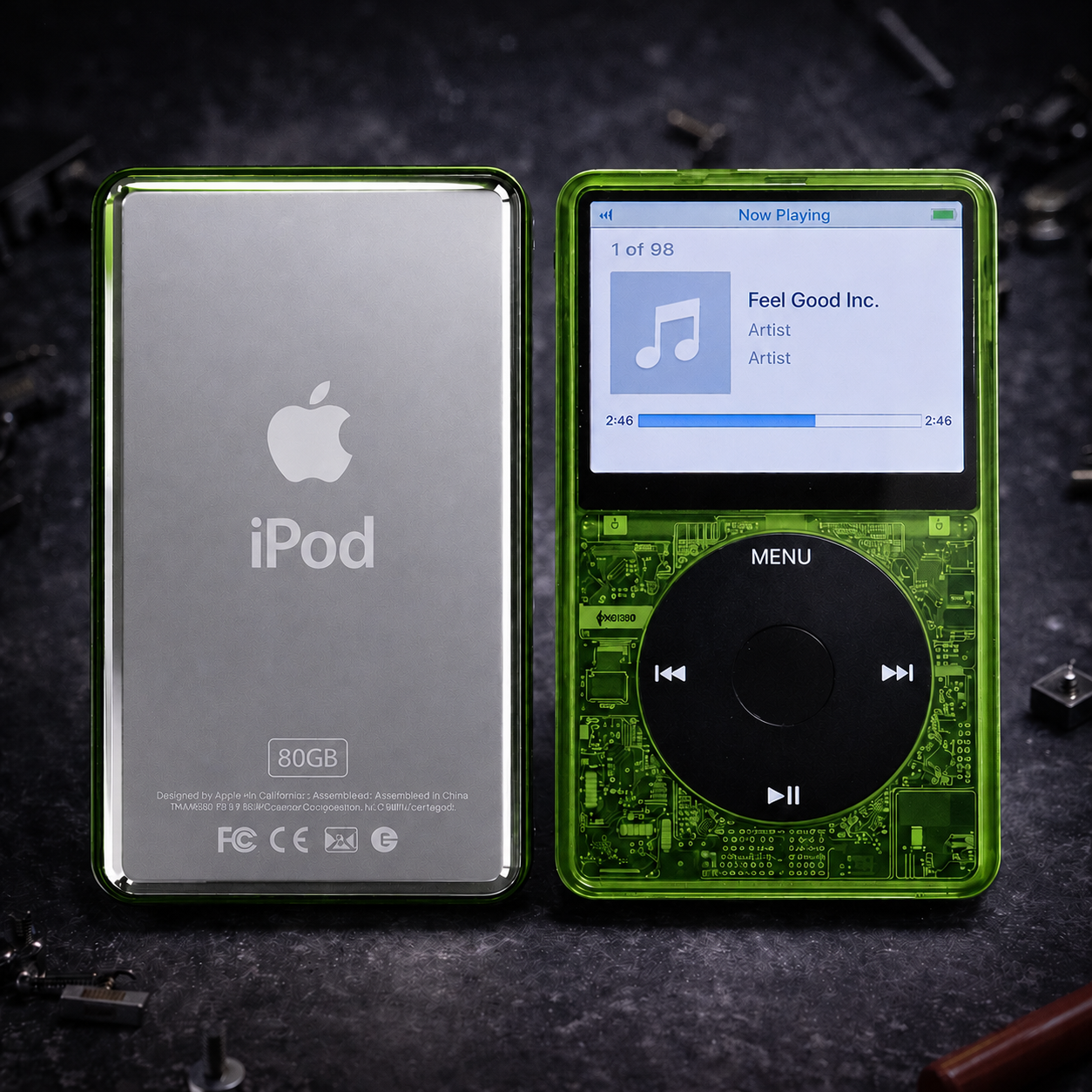 Apple iPod Video 5th Gen – Transparent Green