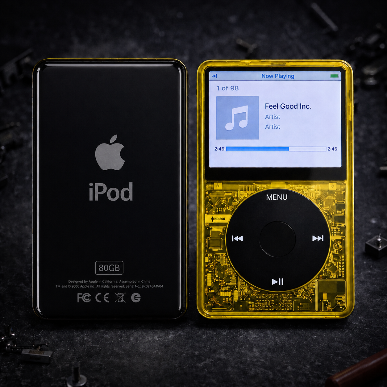 Apple iPod Video 5th Gen – Transparent Yellow