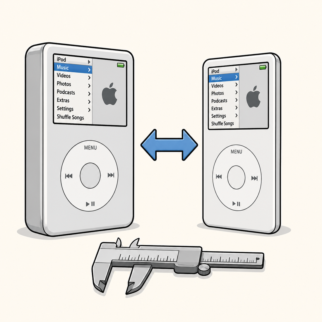 Thick vs Thin Back iPods Explained