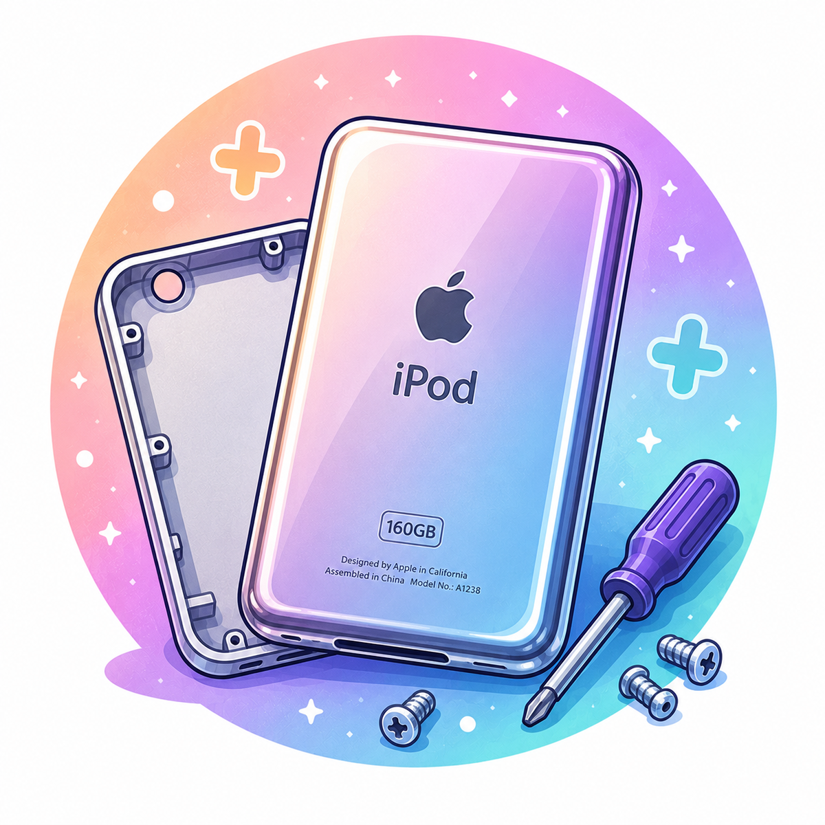 iPod Rear Housing