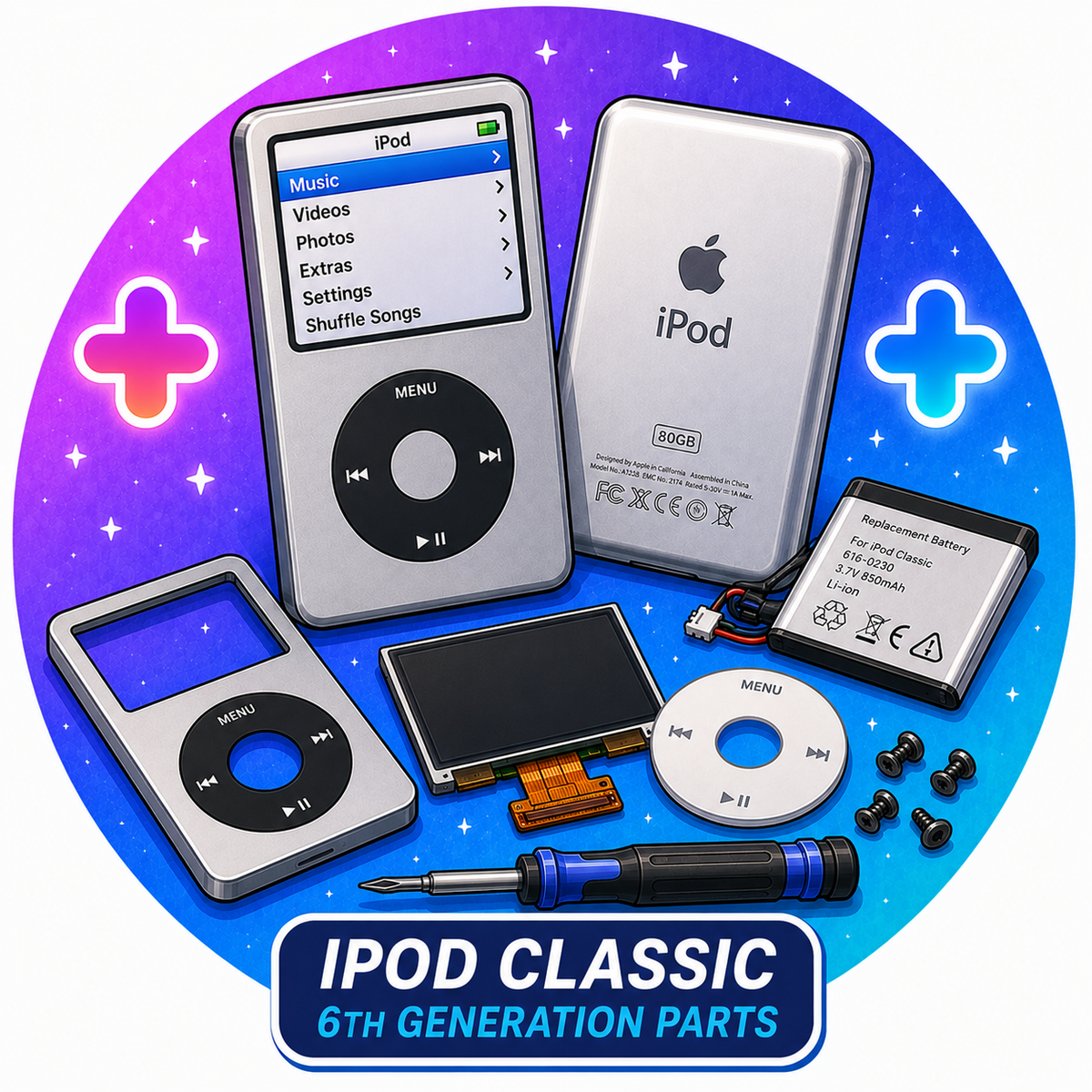 iPod Classic 6th Generation Parts