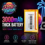 3000mAh Thick Battery Upgrade – For iPod 5th, 6th, 7th Gen Video / Classic