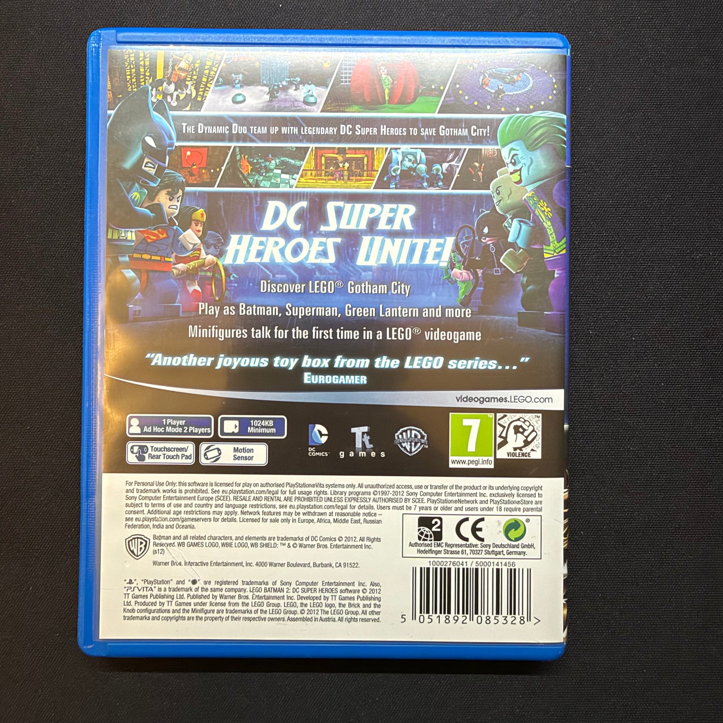 LEGO Batman 2: DC Super Heroes (PS Vita) PAL UK | Complete in Box CIB | PCSB-00133