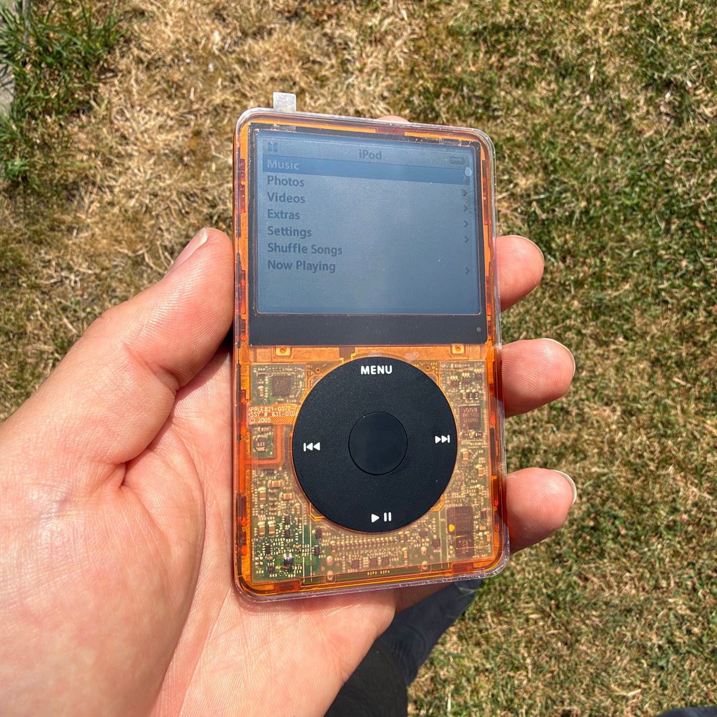 Apple iPod Video 5th Gen – Transparent Orange