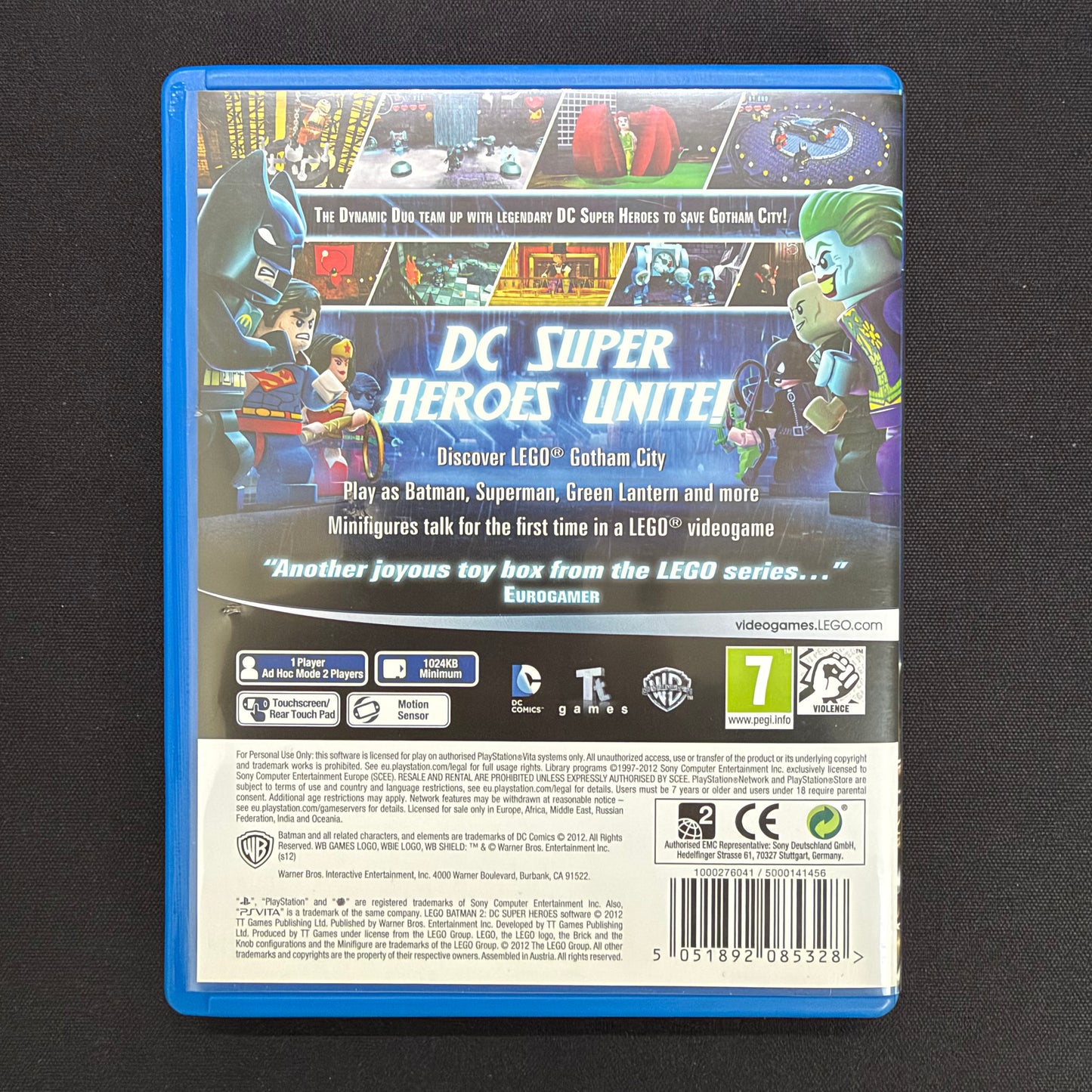 LEGO Batman 2: DC Super Heroes (PS Vita) PAL UK | Complete in Box CIB | PCSB-00133