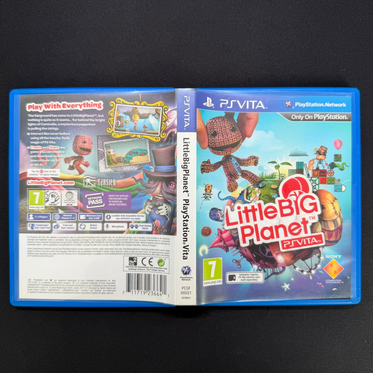 LittleBigPlanet (PS Vita) PAL UK | Complete in Box CIB | PCSF-00021