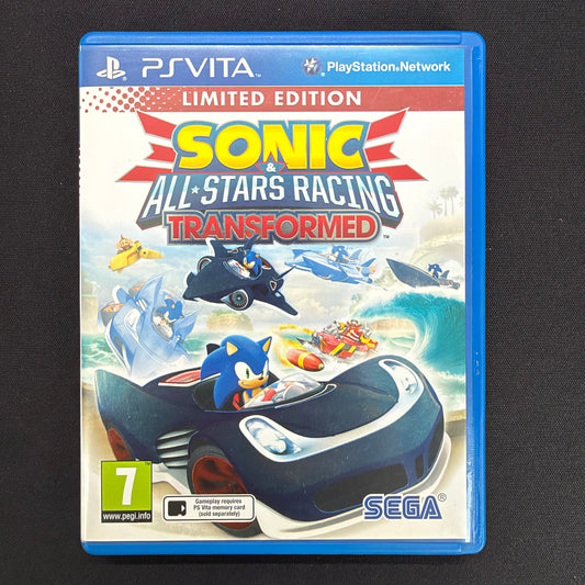 Sonic All Stars Racing Transformed (PS Vita) PAL UK | Complete in Box CIB | PCSB-00190