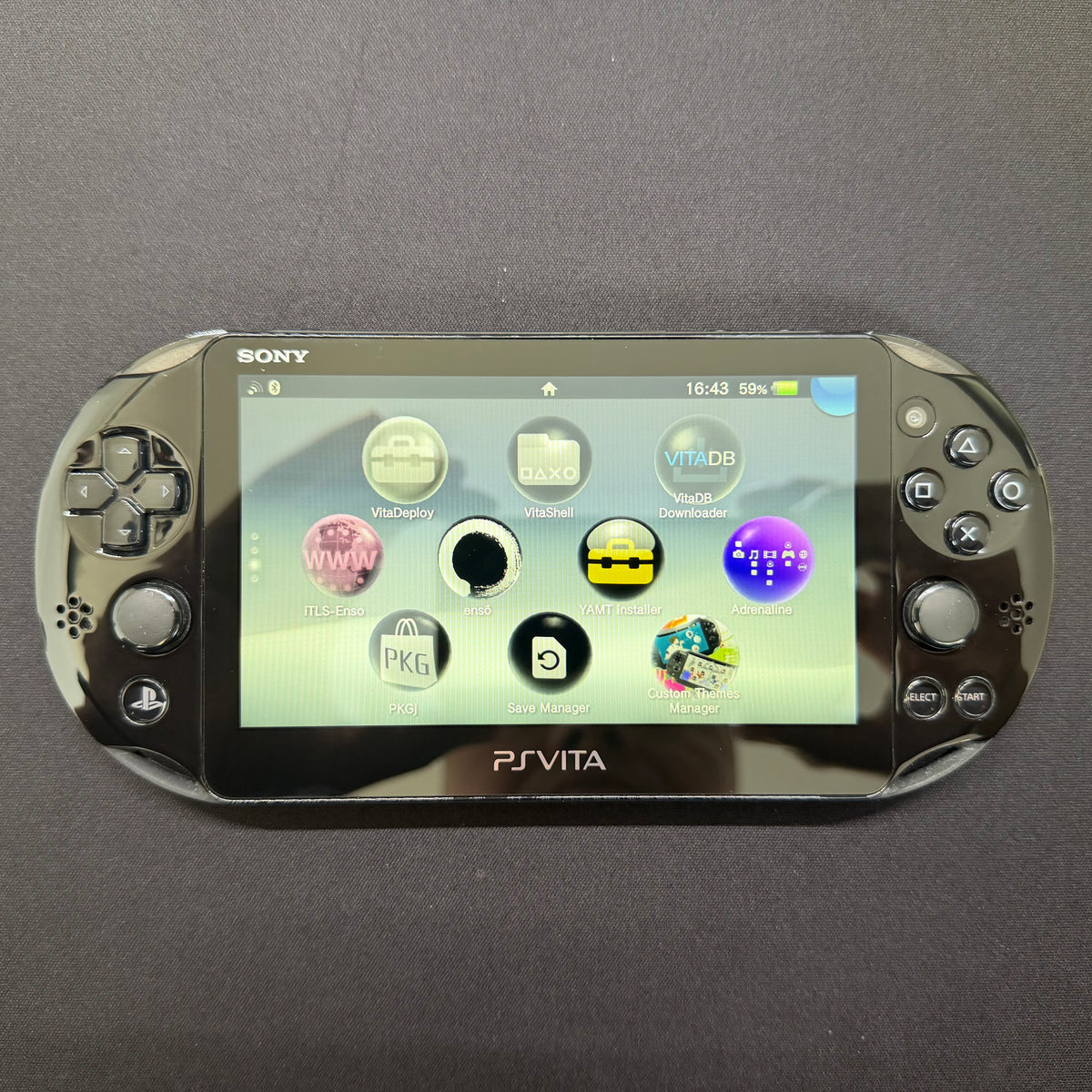 Sony PS Vita 2000 Slim Black 256GB SD2Vita