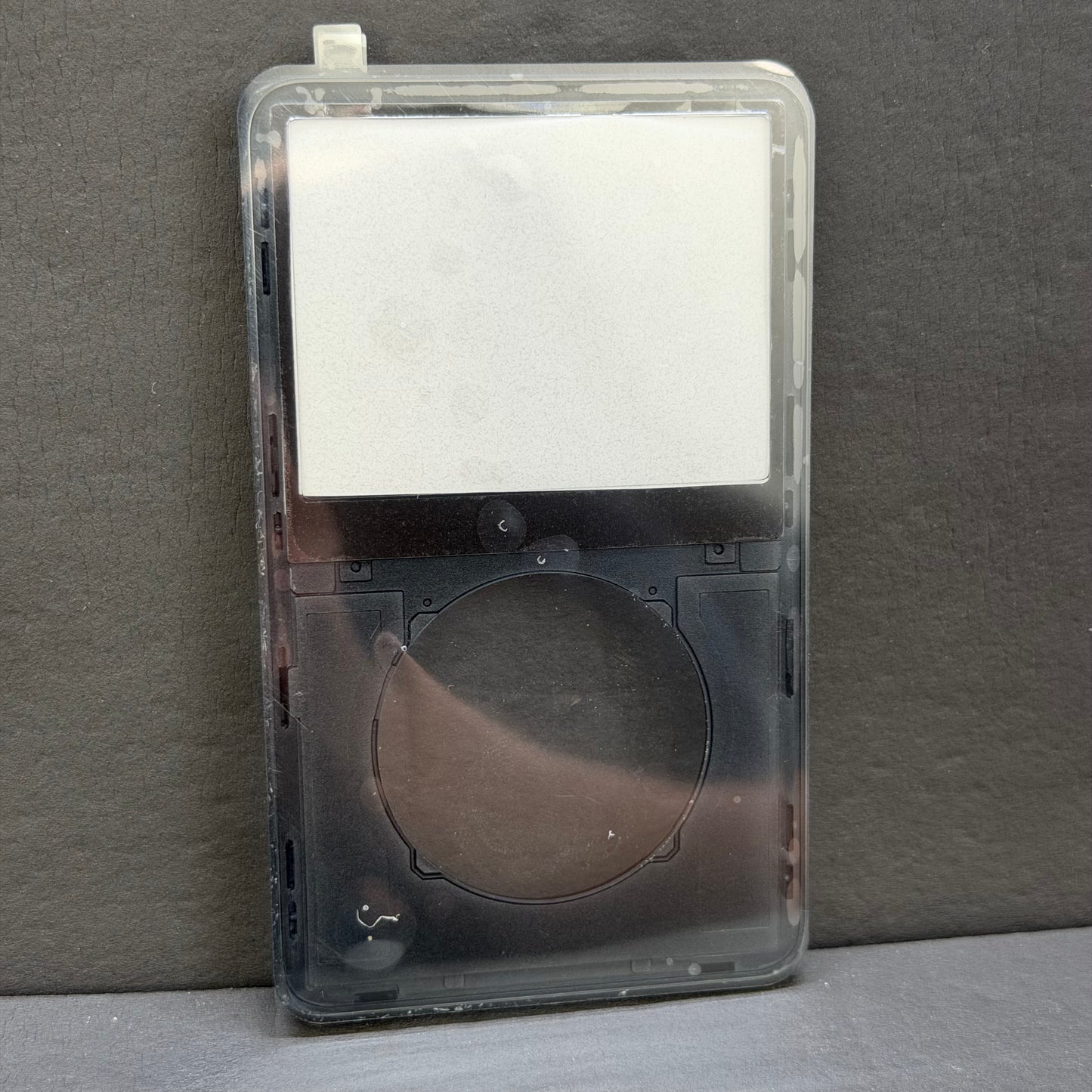 Transparent Black Front Housing – For iPod Video 5th / 5.5 Gen (Clear Shell)
