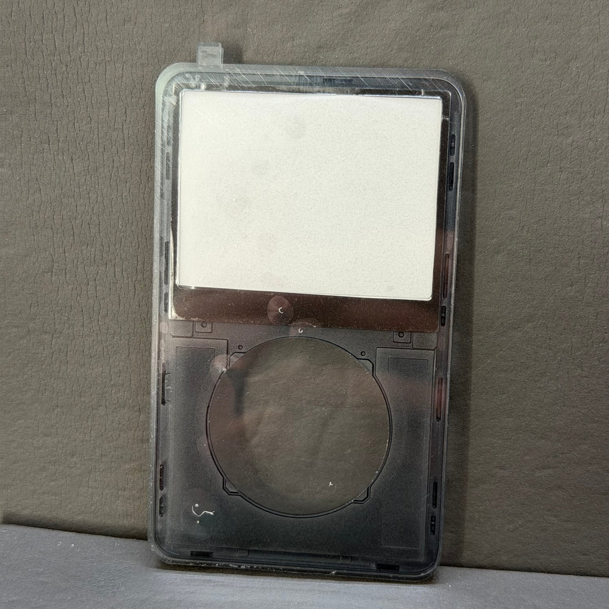 Transparent Black Front Housing – For iPod Video 5th / 5.5 Gen (Clear Shell)