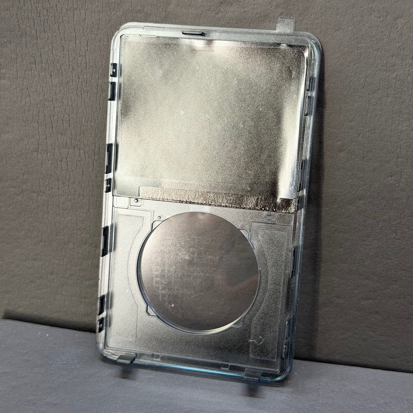 Transparent Black Front Housing – For iPod Video 5th / 5.5 Gen (Clear Shell)