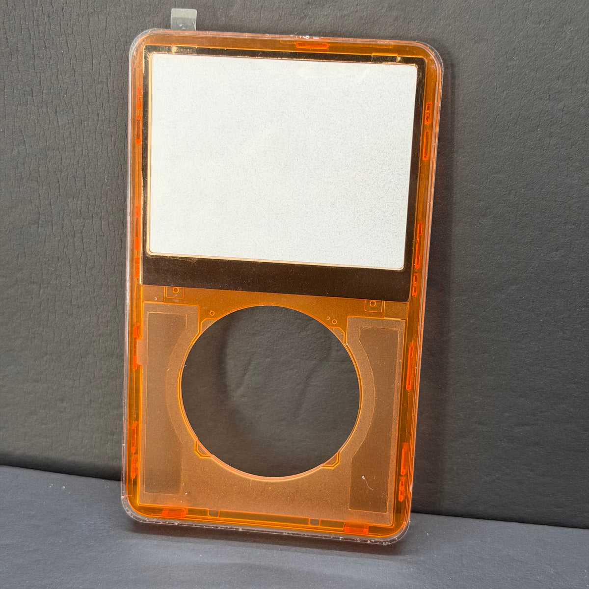 Transparent Orange Front Housing – For iPod Video 5th / 5.5 Gen (Clear Shell)