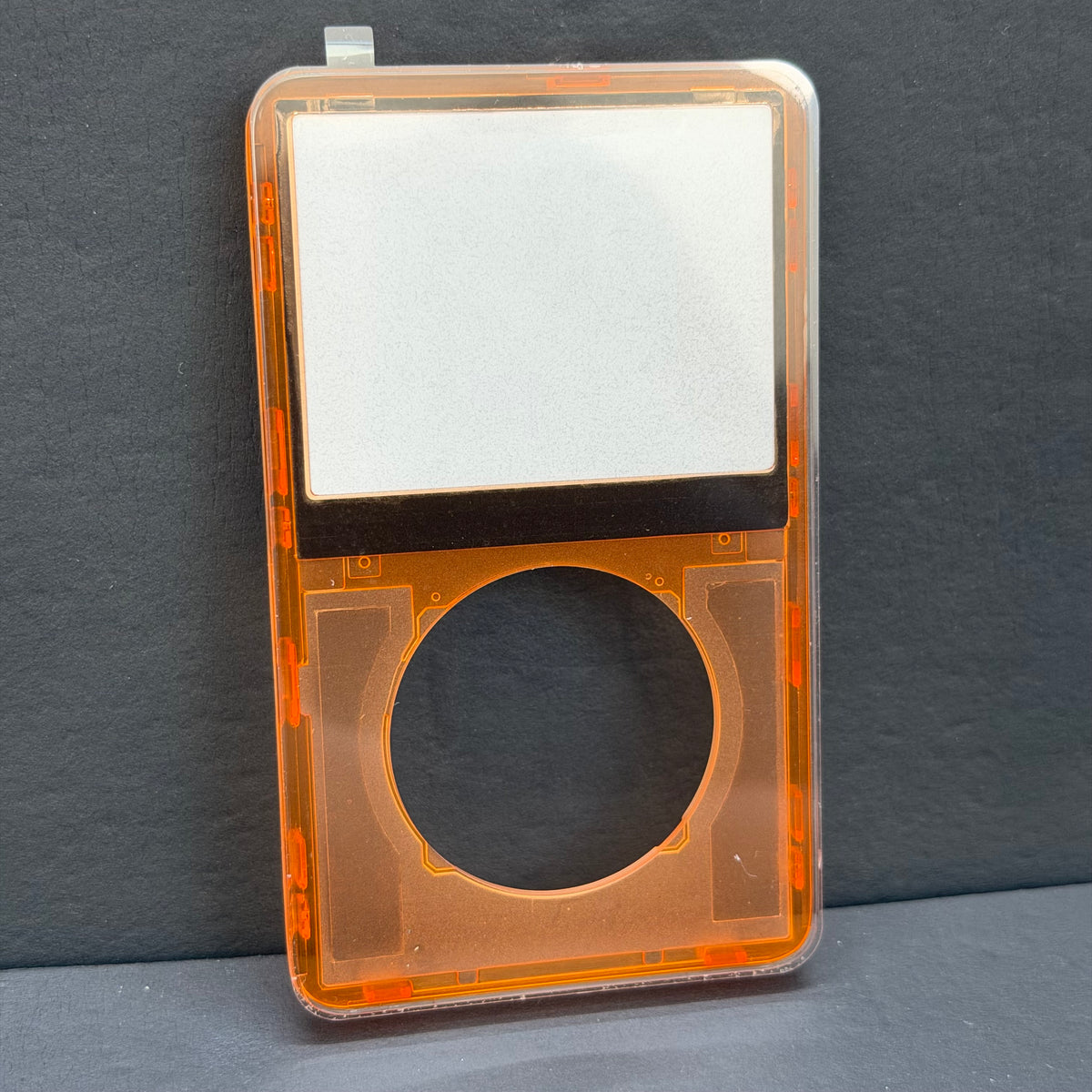 Transparent Orange Front Housing – For iPod Video 5th / 5.5 Gen (Clear Shell)