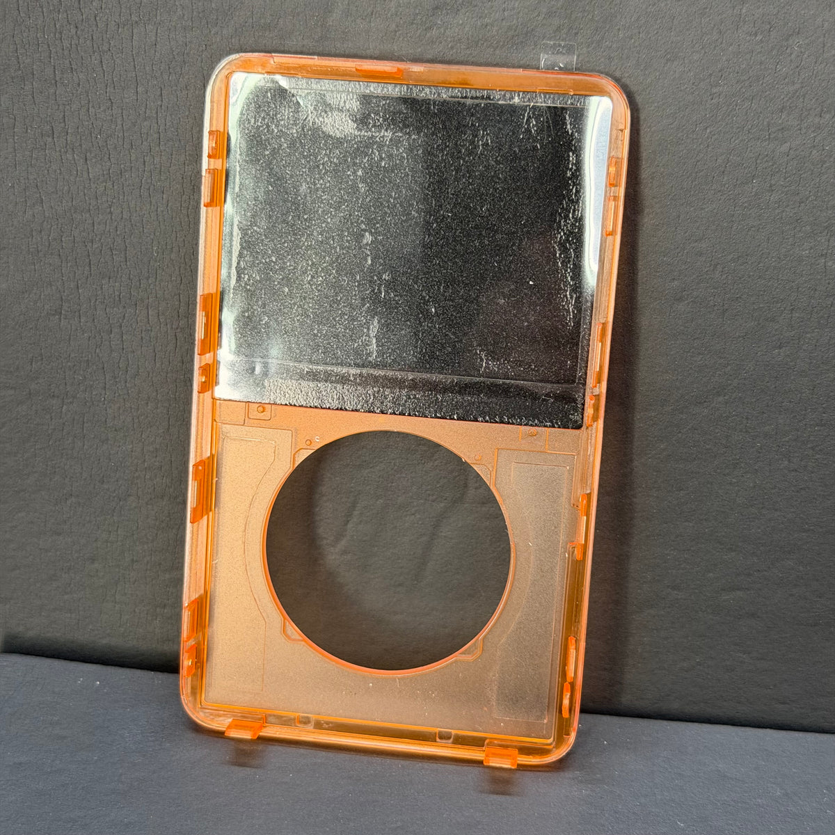 Transparent Orange Front Housing – For iPod Video 5th / 5.5 Gen (Clear Shell)