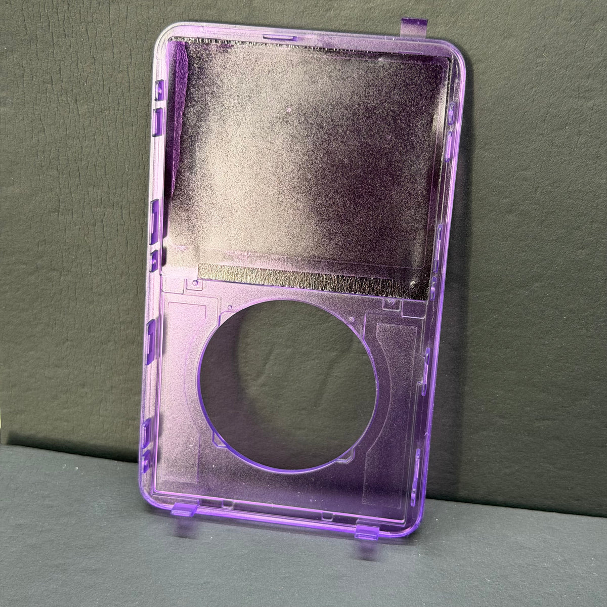 Transparent Purple Front Housing – For iPod Video 5th / 5.5 Gen (Clear Shell)