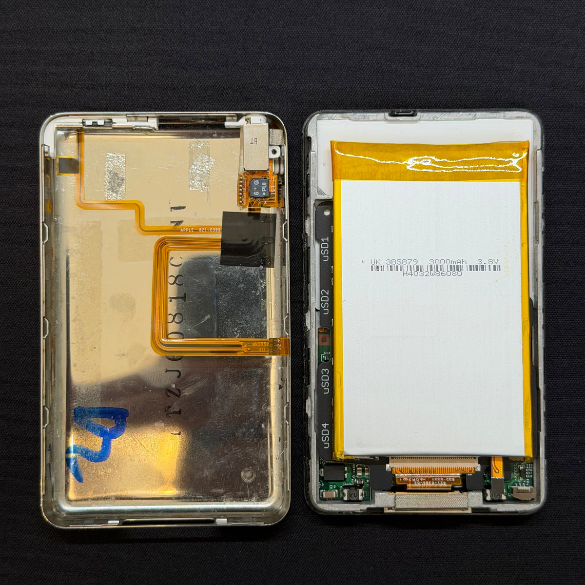 3000mAh Thin Battery Upgrade – For iPod 5th, 6th, 7th Gen Video / Classic