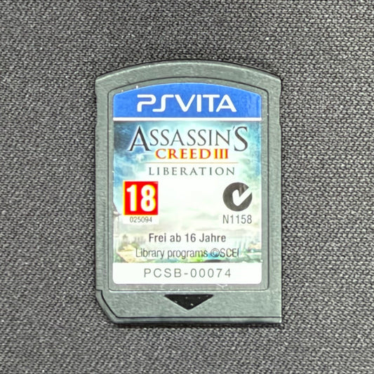 Assassin's Creed III Liberation (PS Vita) PAL UK | Cartridge Only | PCSB-00074