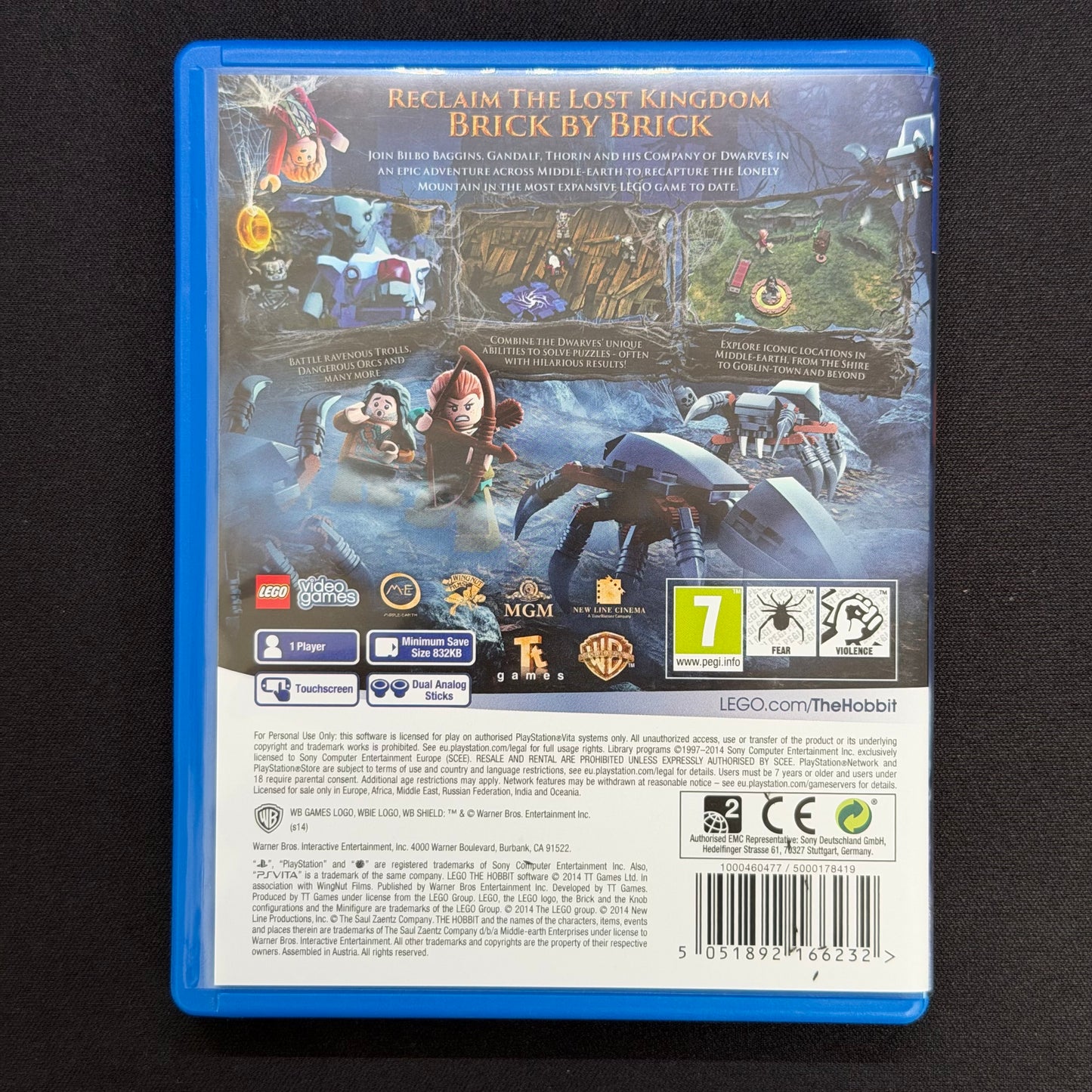 LEGO: The Hobbit (PS Vita) PAL UK | Complete in Box CIB | PCSB-00503