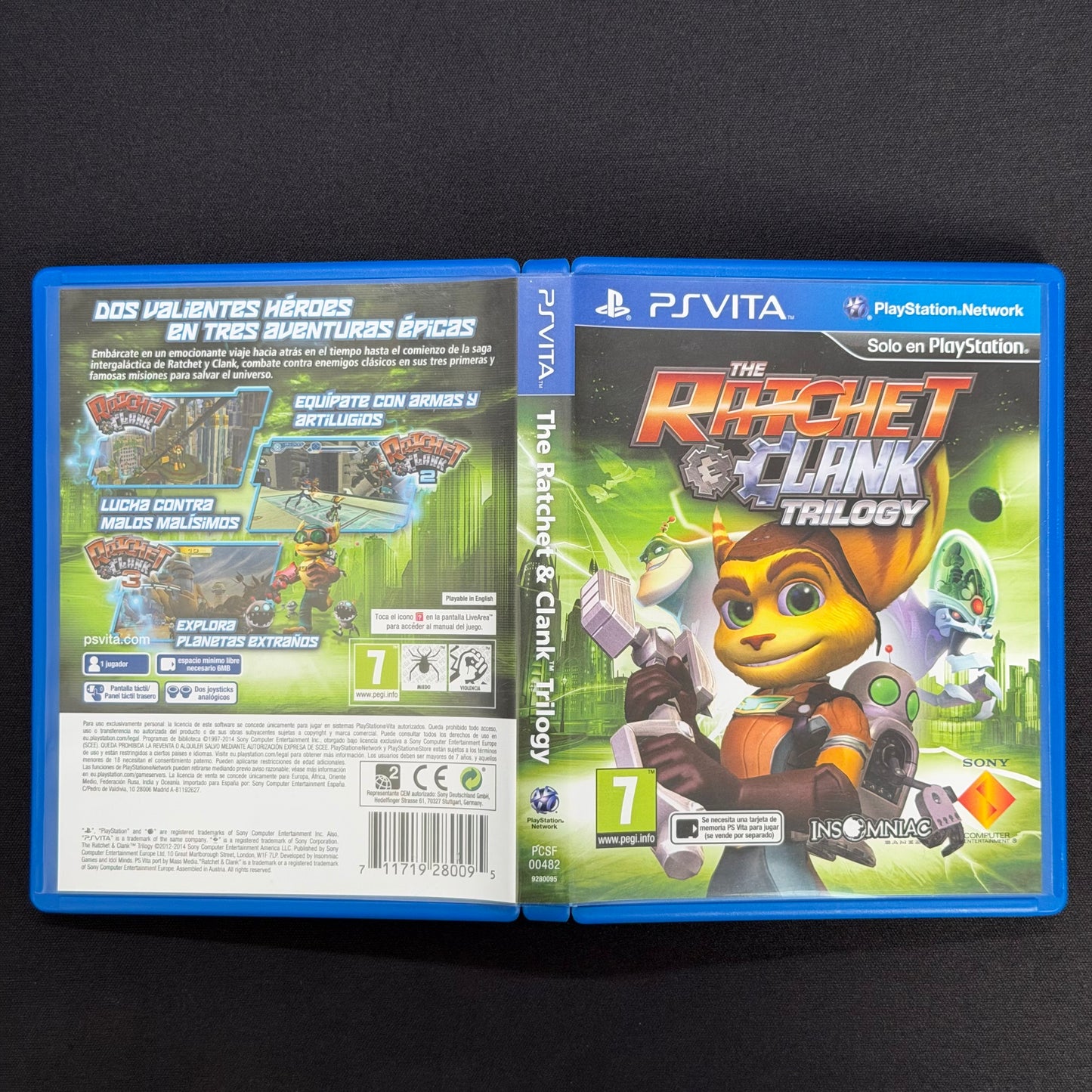 The Ratchet & Clank Trilogy (PS Vita) PAL | Boxed with Case & Cartridge | PCSF-00482