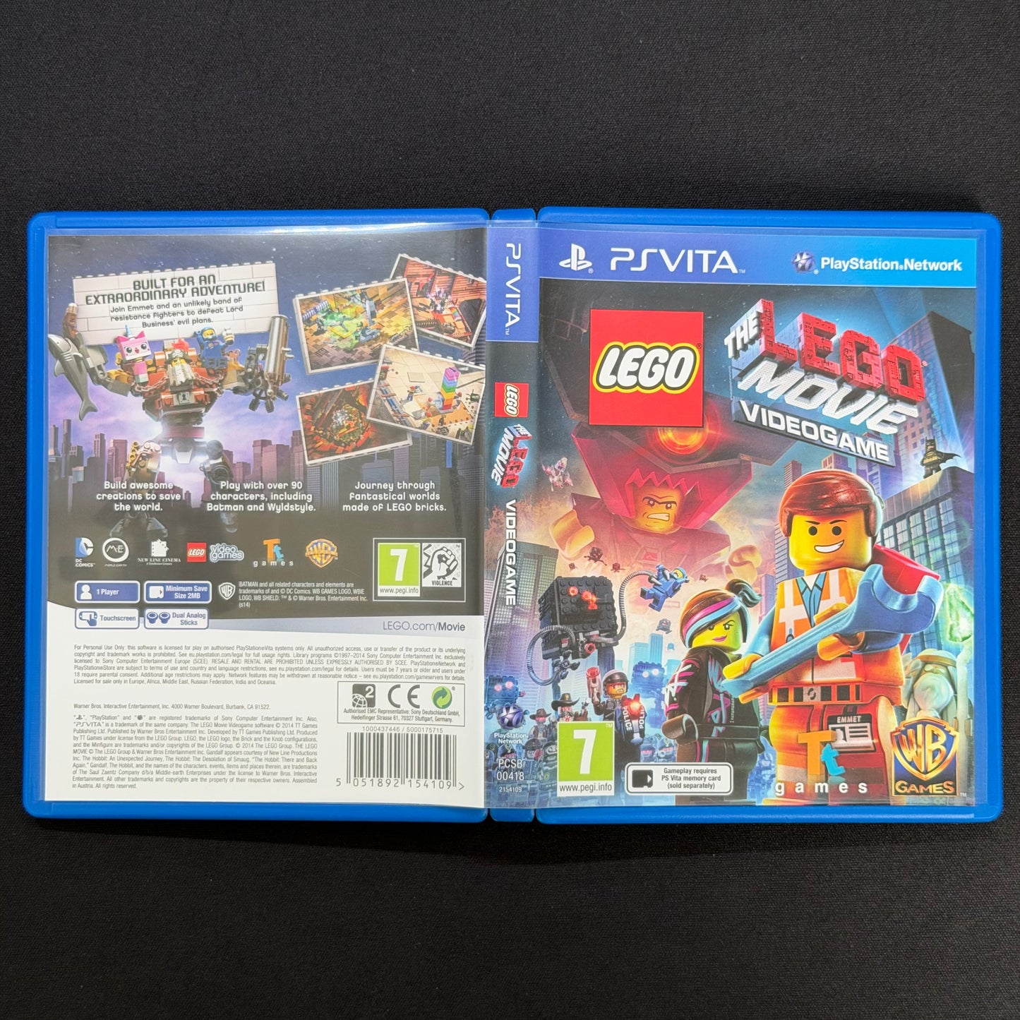 The LEGO Movie Videogame (PS Vita) PAL UK | Boxed with Case & Cartridge | PCSB-00418