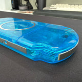 Premium PSP 3000 Full Replacement Shell Kit – Transparent Blue Housing with Buttons