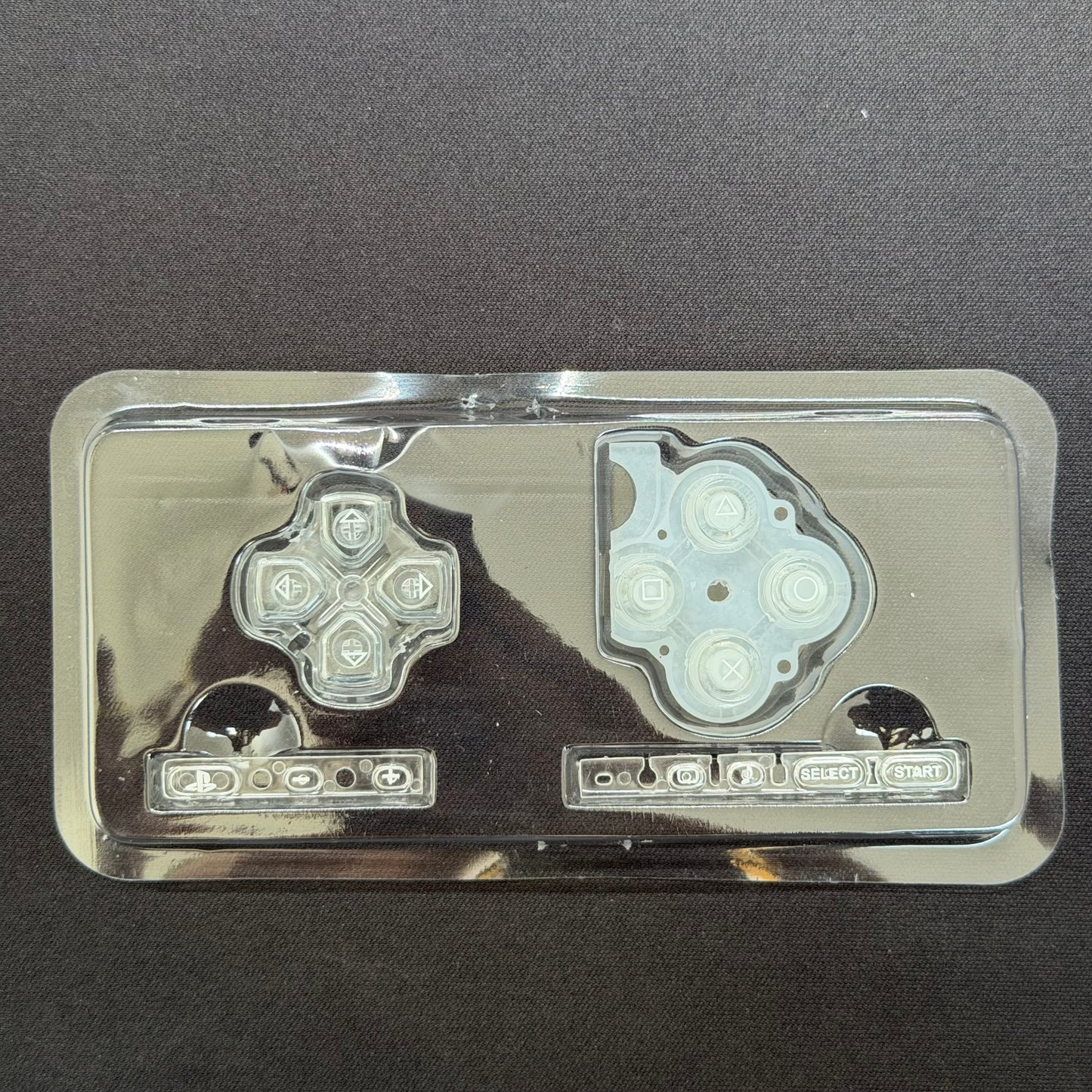 Premium PSP 3000 Full Replacement Shell Kit – Transparent Clear Housing with Buttons