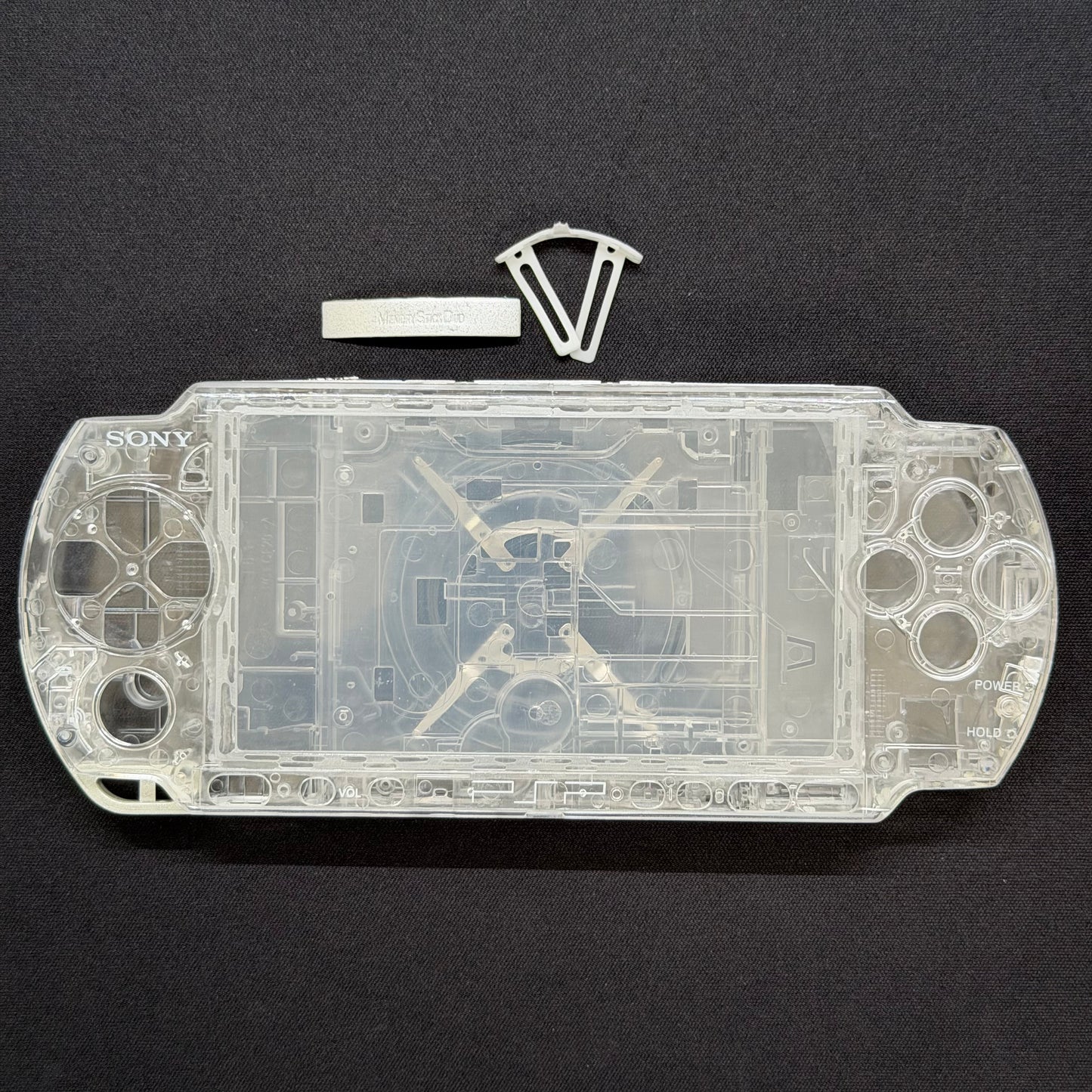 Premium PSP 3000 Full Replacement Shell Kit – Transparent Clear Housing with Buttons