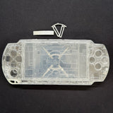 Premium PSP 3000 Full Replacement Shell Kit – Transparent Clear Housing with Buttons