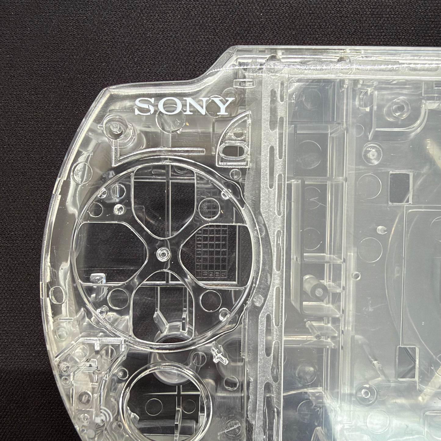 Premium PSP 3000 Full Replacement Shell Kit – Transparent Clear Housing with Buttons