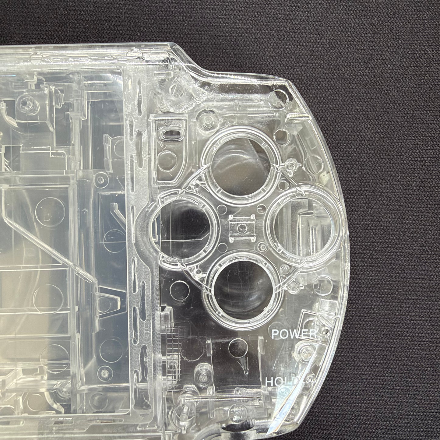 Premium PSP 3000 Full Replacement Shell Kit – Transparent Clear Housing with Buttons