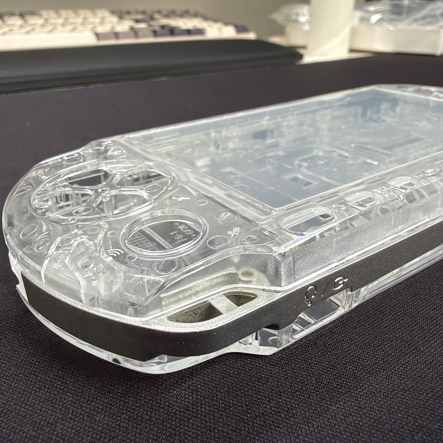 Premium PSP 3000 Full Replacement Shell Kit – Transparent Clear Housing with Buttons