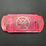 Premium PSP 3000 Full Replacement Shell Kit – Transparent Pink Housing with Buttons