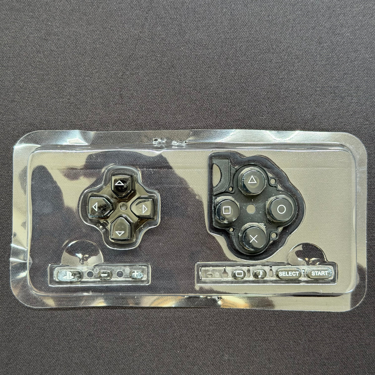 Premium PSP 3000 Full Replacement Shell Kit – Transparent Black Housing with Buttons