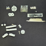 Game Boy Advance Full Replacement Shell Kit – Transparent Glitter Blue Housing with Buttons