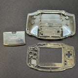 Game Boy Advance Full Replacement Shell Kit – Transparent Black Housing with Buttons