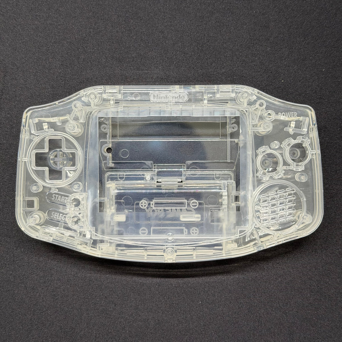 Game Boy Advance Full Replacement Shell Kit – Transparent Clear Housing with Buttons