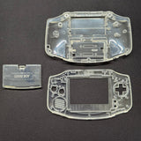 Game Boy Advance Full Replacement Shell Kit – Transparent Clear Housing with Buttons