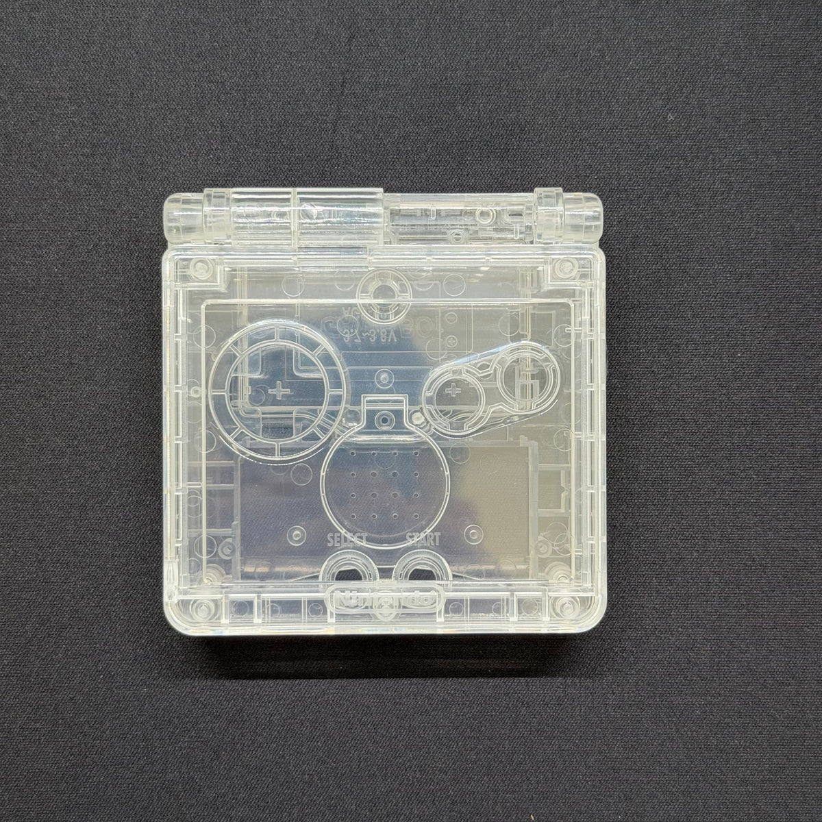 Game Boy Advance SP Full Replacement Shell Kit – Transparent Clear Housing with Buttons