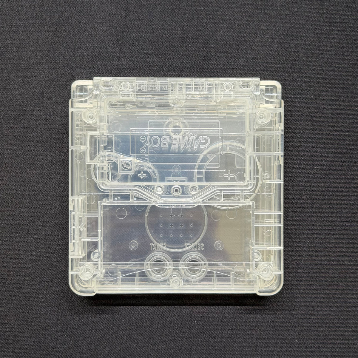 Game Boy Advance SP Full Replacement Shell Kit – Transparent Clear Housing with Buttons