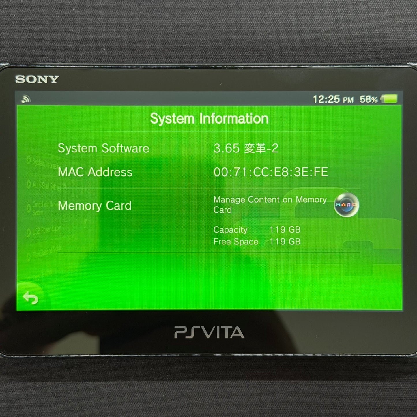 Sony PS Vita 2000 Slim Black 128GB SD2Vita