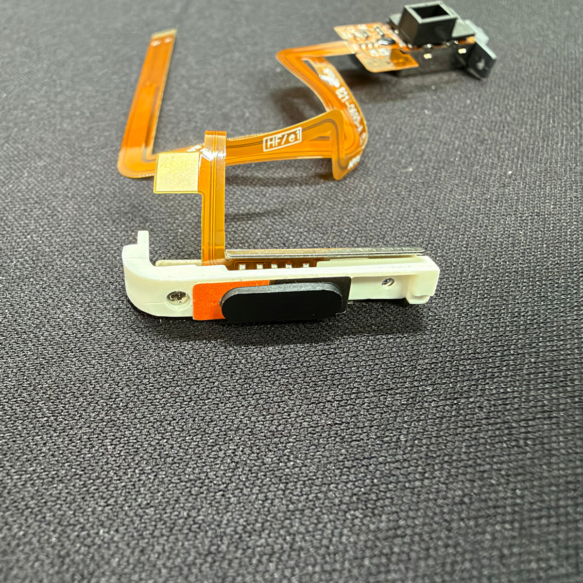Black Hold Switch & Headphone Jack Assembly – For Thick Backed iPods